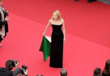 Cate Blanchett appears to show solidarity with Palestine at Cannes Film Festival